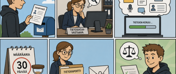 Tietopyyntö on vahvin aseesi, kun vakuutusyhtiön toiminta korvauskäsittelyssä muuttuu epämääräiseksi GDPR 15 artikla