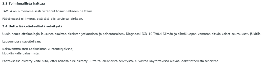 Diagnoosi ICT-10 T90.4