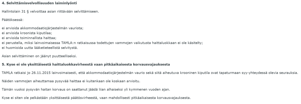 Selvittämisvelvollisuuden laiminlyönti