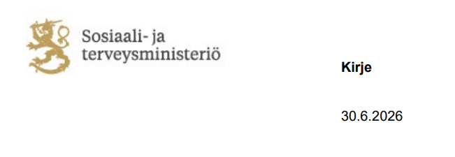Sosiaali- ja terveysministeriö STM